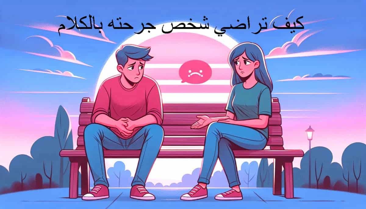 كيف تراضي شخص جرحته بالكلام