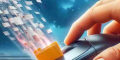يتم حذف الملف عند الضغط باستمرار على زر الفأرة بالإضافة إلى زر ctrl