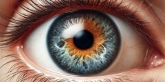 يتجمع الضوء الداخل إلى العين بواسطة