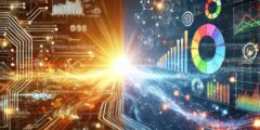 هناك ترابط قوي بين المعلومات الرقمية والمعلومات البيانية