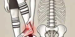 يسبب حدوث إصابة في كاحل القدم للاعب كرة قدم قلة في كفاءة عمل الهيكل المحوري لديه.