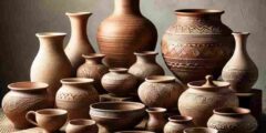 يقصد بالفخار هو ماصنع من الطين ، ثم اُحرق في النار بعد جفافة وأكتسب صفات جديدة طبيعية وكيميائية