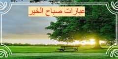 عبارات صباح الخير