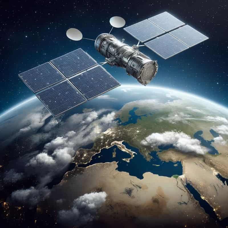 الأقمار الصناعية هي أجسام تدور في الفضاء الخارجي حول الشمس صواب خطأ
