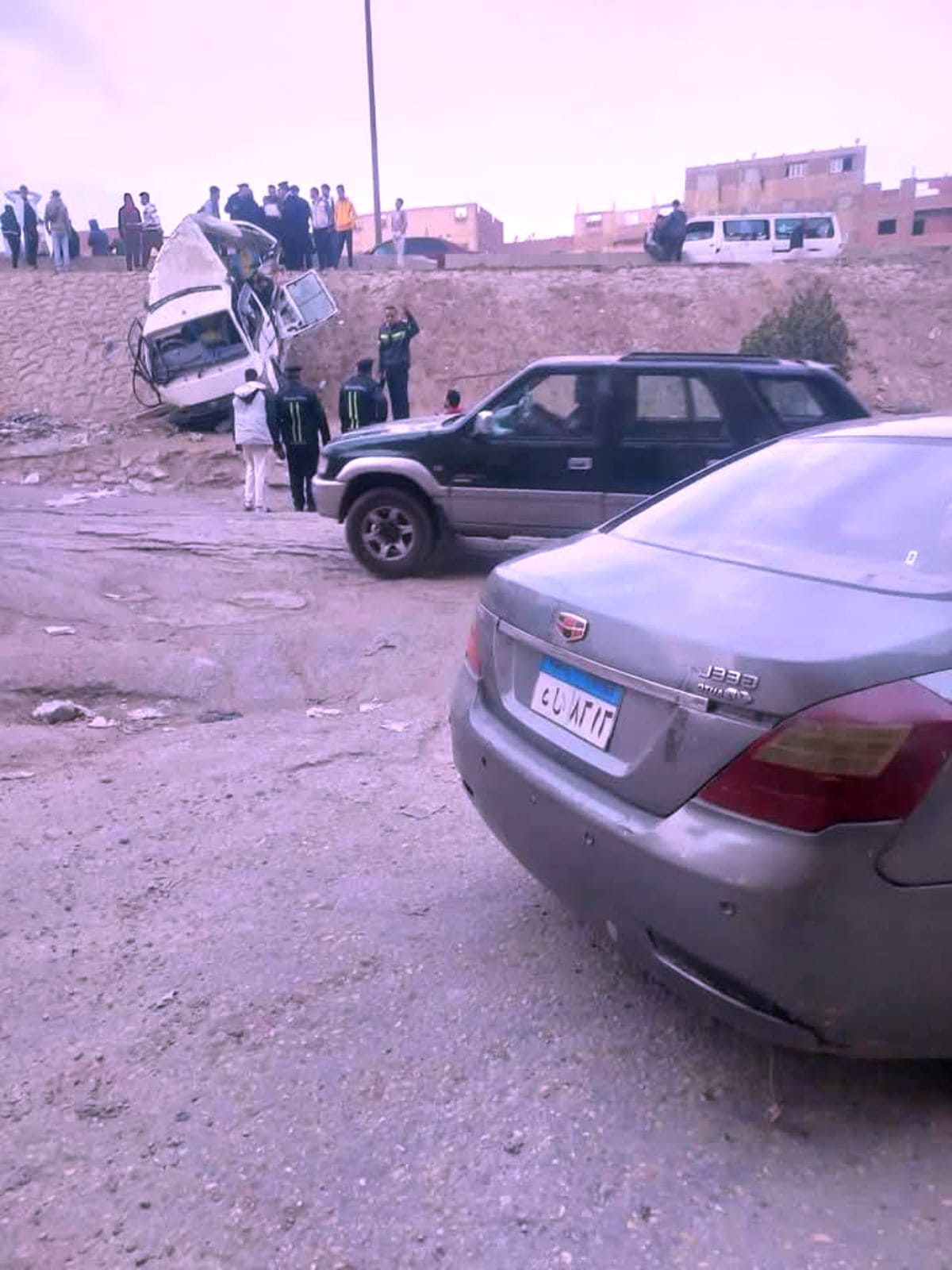 حادث مأساوي على دائري البراجيل