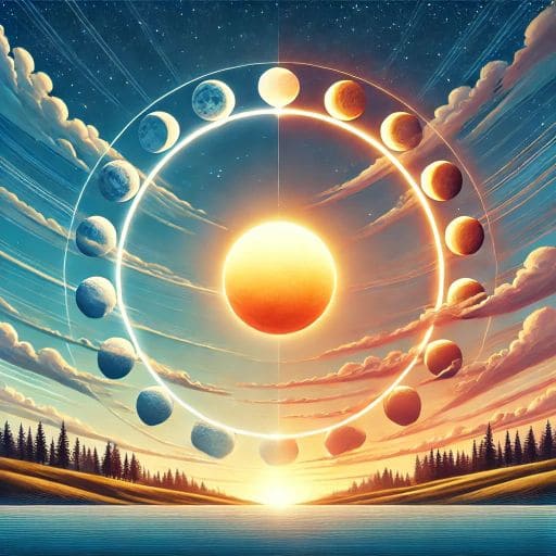 تظهر لنا الشمس وكأنها تتحرك في السماء لأن الأرض تدور حول الشمس. صواب خطأ