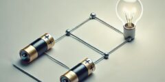 إضافة بطاريات أخرى إلى دائرة موصلة على التوالي يسبب