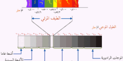 الضوء المرئي يعتبر جزء صغير من الاشعاع الكهرومغناطيسي
