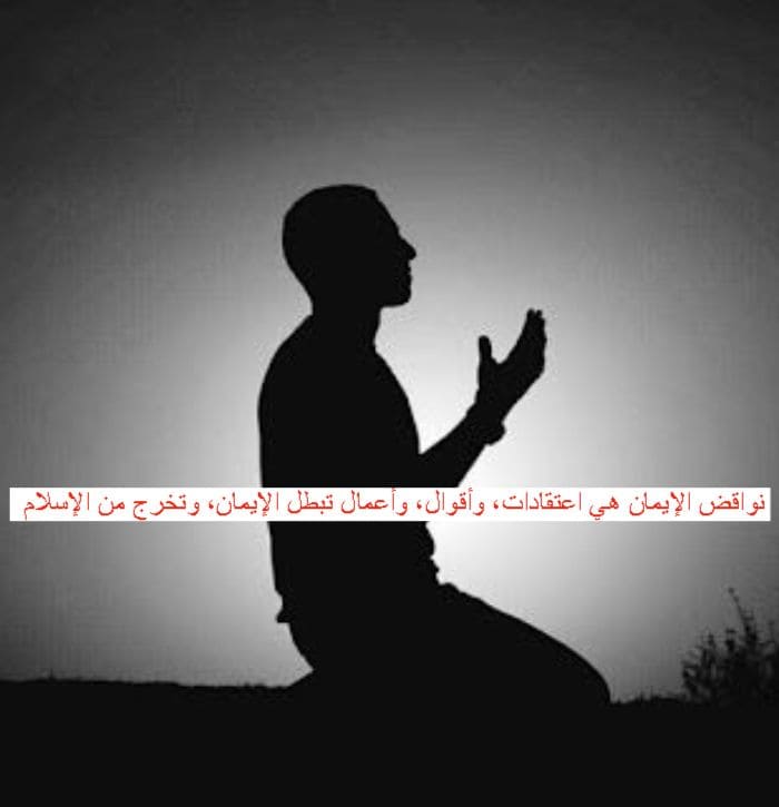 نواقض الإيمان هي اعتقادات، وأقوال، وأعمال تبطل الإيمان، وتخرج من الإسلام