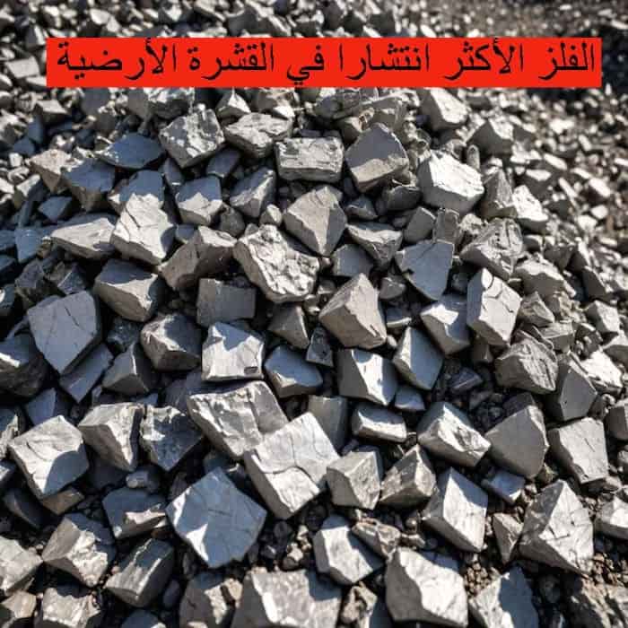 الفلز الأكثر انتشارًا في القشرة الأرضية