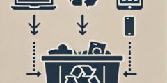 مبادئ إدارة النفايات الرقمية