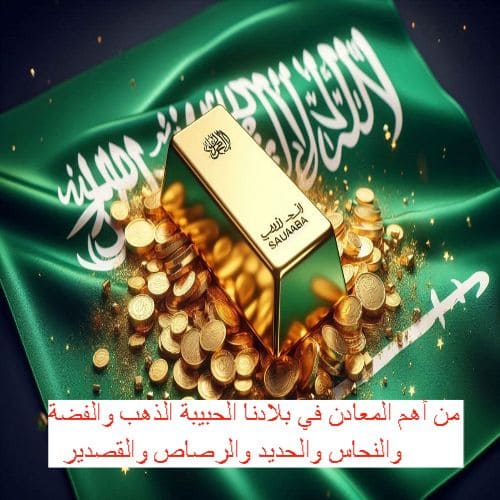 من أهم المعادن في بلادنا الحبيبة الذهب والفضة والنحاس والحديد والرصاص والقصدير