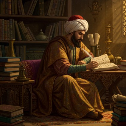 قال وما الدهر إلا من رواة قصائدي إذا قلت شعرًا أصبح الدهر منشدا غرض الشاعر في البيت السابق