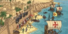 من نتائج الكشوف الجغرافية على العالم العربي محاصرة البرتغاليين لبعض الشواطئ العربية على بحر العرب