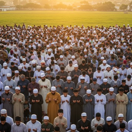 من صفة صلاة العيد أن يكبر الإمام تكبيرة الإحرام، ثم دعاء الاستفتاح، ثم يكبر ست تكبيرات قبل القراءة صواب خطأ