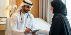 تقال عند زيارة المريض من أربع حروف