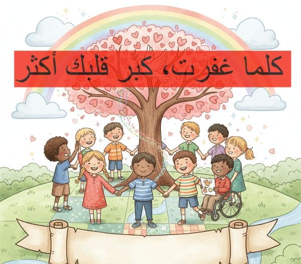 عبارات عن التسامح للاطفال