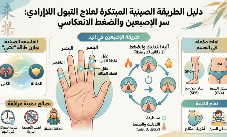 الطريقة الصينية المبتكرة لعلاج التبول اللاإرادي الليلي