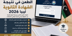 الطعن في نتيجة الشهادة الثانوية ليبيا 2026 — الرابط والخطوات