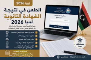 الطعن في نتيجة الشهادة الثانوية ليبيا 2026