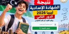 نتيجة الشهادة الإعدادية ليبيا الدور الثاني 2026 برقم القيد ورقم الجلوس.. رابط الاستعلام الرسمي