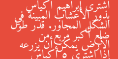 اشترى إبراهيم أكياس بذور الأعشاب المبينة في الشكل المجاور. قدر طول ضلع أكبر مربع من الأرض يمكن أن يزرعه إذا اشترى 5 أكياس