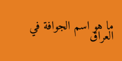 ما هو اسم الجوافة في العراق