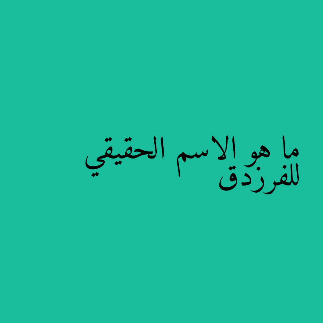 ما هو الاسم الحقيقي للفرزدق