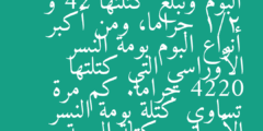 تعد البومة القزم من أصغر البوم وتبلغ كتلتها 42 و 1/2 جراما، ومن أكبر أنواع البوم بومة النسر الأوراسي التي كتلتها 4220 جراما. كم مرة تساوي كتلة بومة النسر الأوراسي كتلة البومة القزم؟