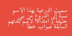 سميت الدرعية بهذا الاسم نسبة إلى الدروع من بني حنيفه و امتدادا لاسم بلدتهم السابقة صواب خطأ