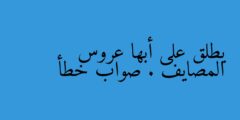 يطلق على أبها عروس المصايف . صواب خطأ